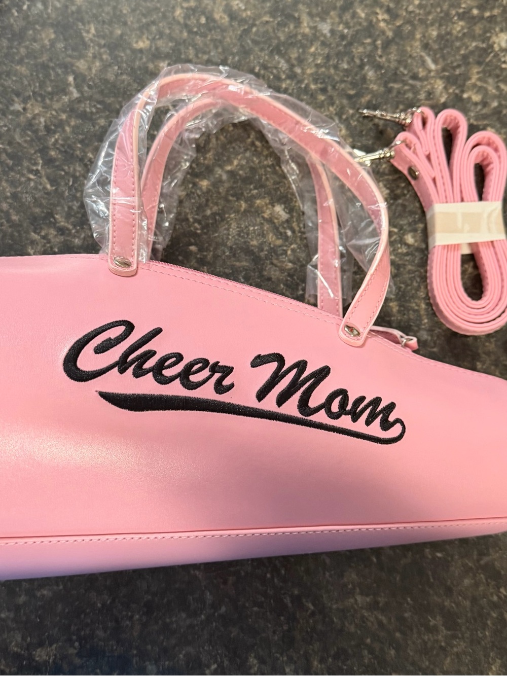 NWT Cheer Mom Pink Tote Bag